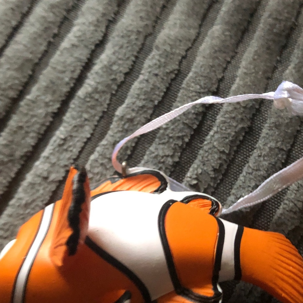 Orange White Clownfish Men's Novelty Socks - Unbranded